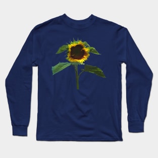 Sunflower With Frilly Edge Long Sleeve T-Shirt